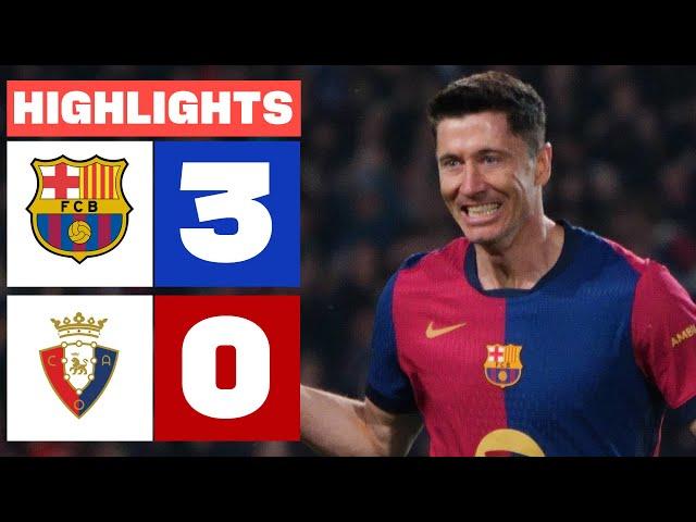 FC BARCELONA 3 - 0 CA OSASUNA I HIGHLIGHTS LALIGA EA SPORTS