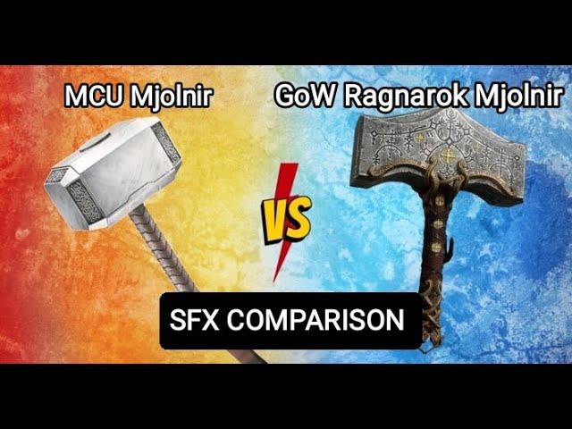 Mjolnir Sound : MCU Vs God of War Ragnarok | SFX Comparison