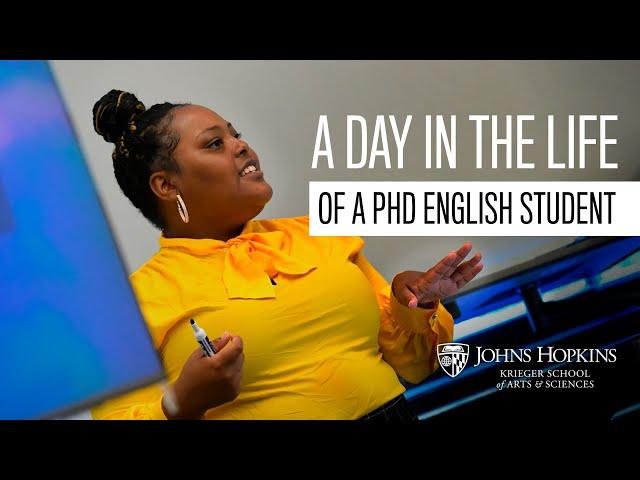 A Day in the Life of a PhD English Student at Johns Hopkins University