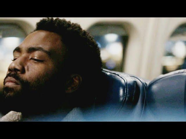 TSA airport scene Atlanta season finale 2x11