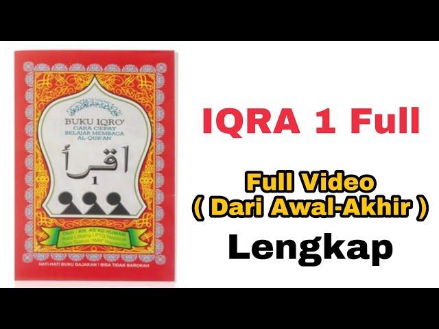 Belajar IQRA 1 Lengkap Full Versi Dari Awal - Akhir