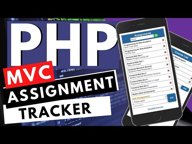 Create a PHP Application | PHP MVC Project Tutorial