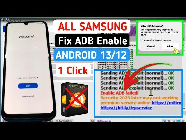 Samsung Frp Bypass Enable ADB Failed! New Security 2023 | New Update Android 13 FRP Unlock