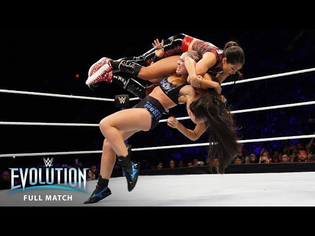 FULL MATCH - Ronda Rousey vs. Nikki Bella - Raw Women's Championship: WWE Evolution (WWE Network)