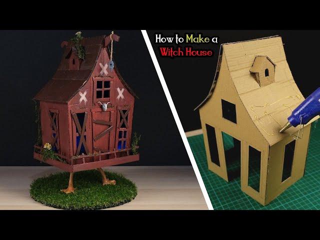 DIY I How to Make a Witch House using Cardboard