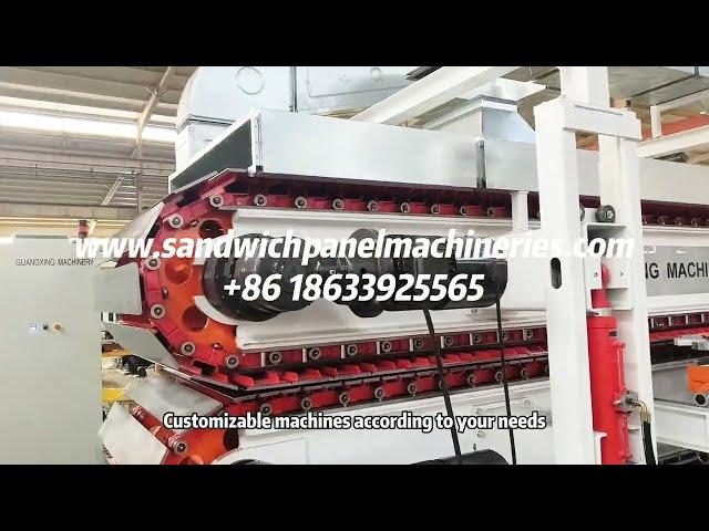 PU Sandwich Panel Machine Trial Run, Professional Production of PU Sandwich Panel Equipment