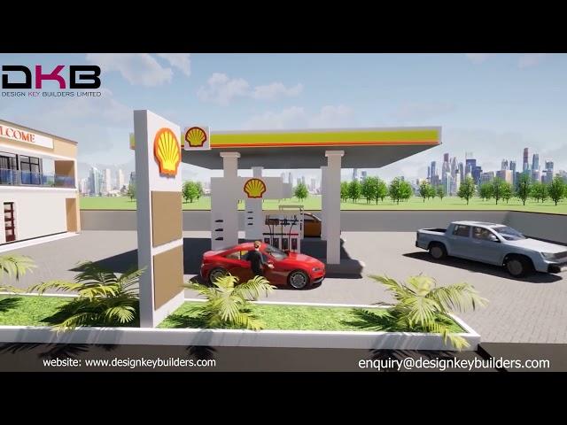 Our Ultimate, Beautiful, Spacious, Proposed 1 Tier Petrol Station| Design Key Builders Limited