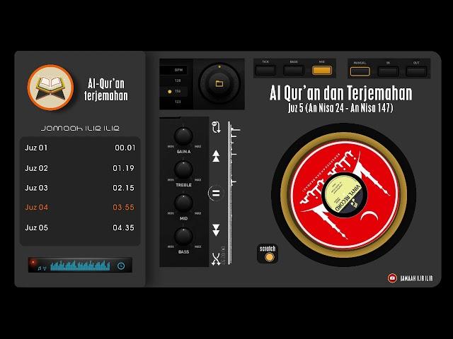 Al-Qur'an dan Terjemahan bahasa Indonesia - Juz 5 - An Nisa 24 - An Nisa 147