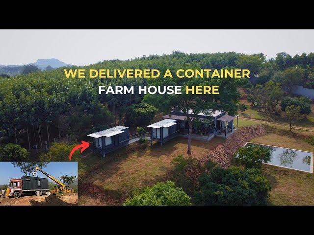 The Epic Journey of Delivering a Luxury Shipping Container Home to a Remote Oasis!