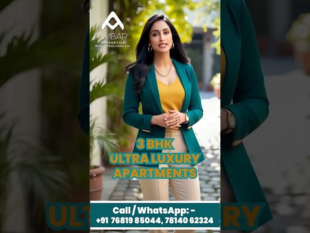 Zirakpur’s Best Location Just Launched 3BHK Ultra-Luxury Homes | Pre launch  #shorts #flatsforsale