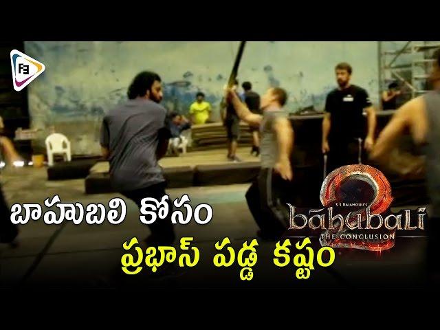 Prabhas Struggles in Baahubali 2 Movie Making | S. S. Rajamouli | FilmiEvents.com