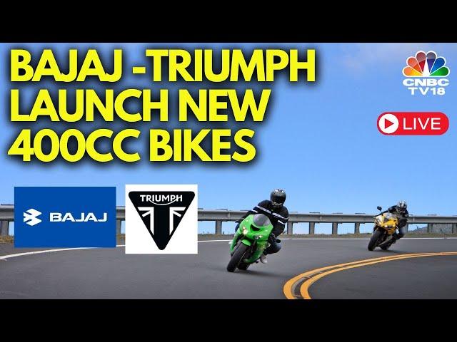 Bajaj-Triumph New Launch LIVE Bajaj Auto And Triumph Motors Launch New 400cc Motorcycle | N18L