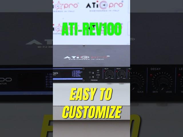 The Best DJ Equalizer - REV 100 Digital Reverberator with Superior Sound Quality | ATi Pro