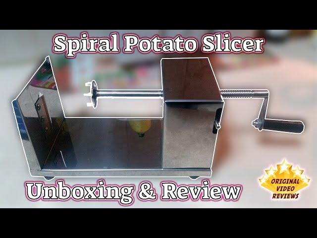 Manual Metal Spiral Potato Slicer Review ️