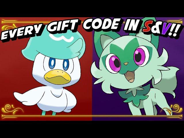 Every gift code in Pokemon Scarlet and Violet: July 2024