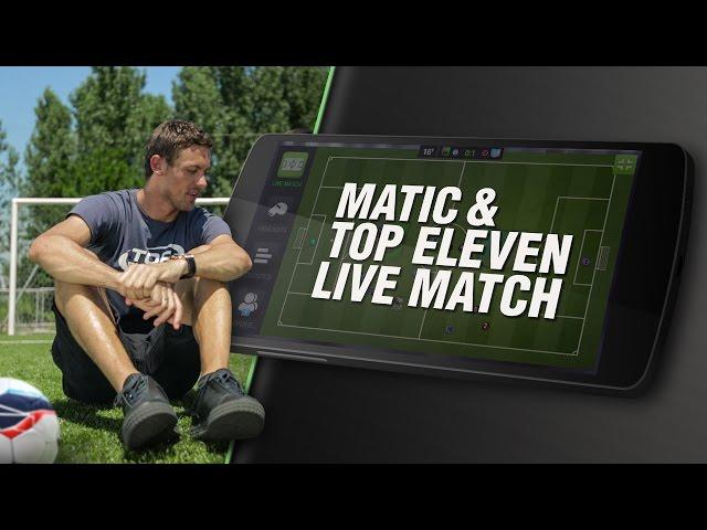 Matic helps Top Eleven with the Animated Live Match | Top Eleven | NEW