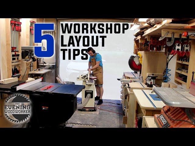 Workshop Design - 5 Keys to a Small Shop Layout | Evening Woodworker