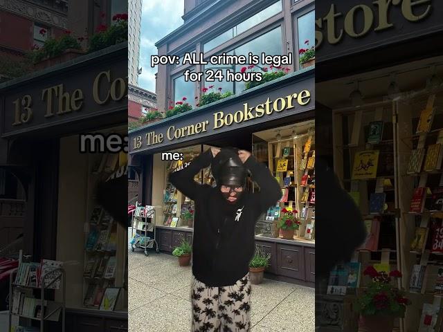 bookshops should fear me in the case of a Purge #booktok #booktube #reading #books