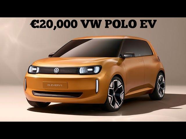 New Volkswagen ID Every1 previews a cute €20,000 VW POLO EV