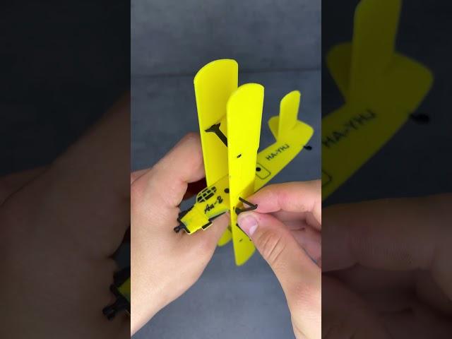 3D-printed biplane kit ️#layerworks #plane #planes #biplane #kit #model #modelplane #3dprinting