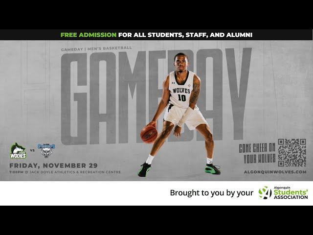 OCAA Men's Basketball  La Cite @ Algonquin [2024/11/29]