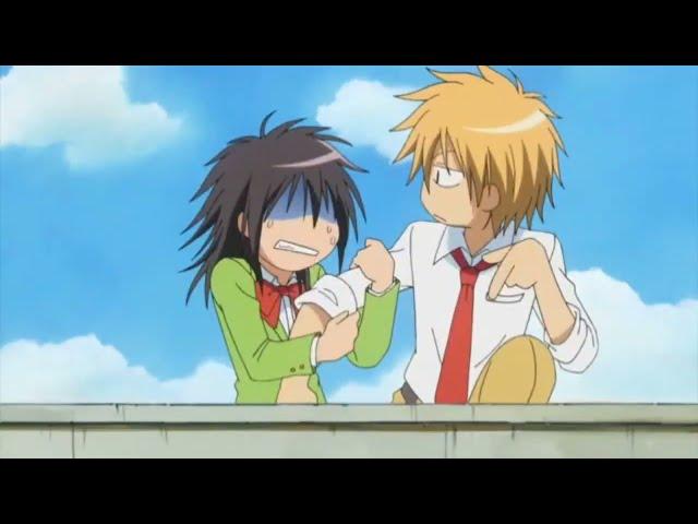 Usui Misaki First Kiss scene kaichou Wa Maid-Sama ( Eng Dub )