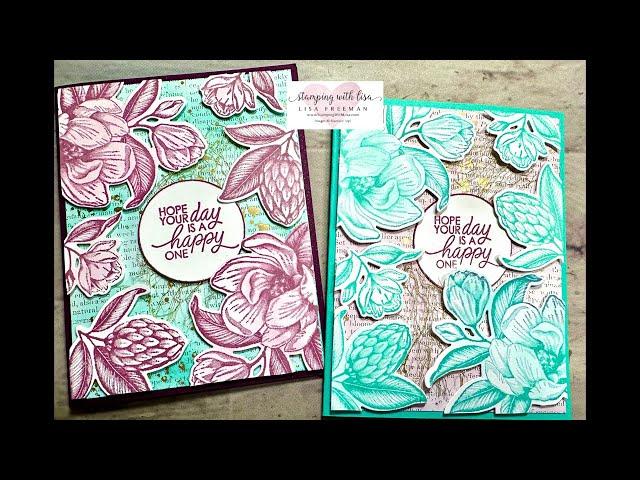 Floating Flower Card with Magnolia Mood!