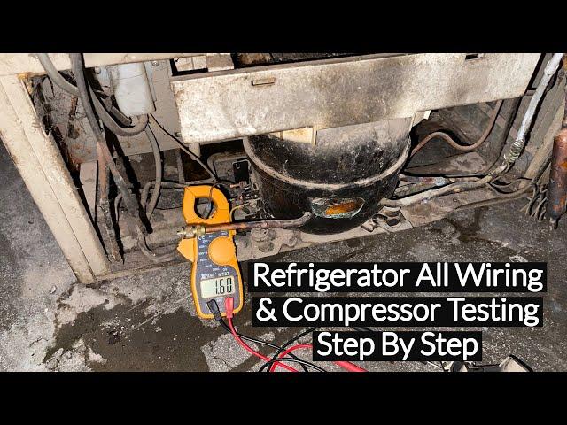 Refrigerator All Connections & Compressor Testing With Multi Meter | Fully4World