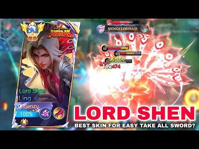 LING LORD SHEN FASTHAND SOLO RANK ( INTENSE MATCH ) Top Global Ling Gameplay Mobile Legends