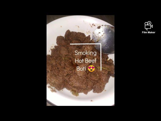 Smoking Hot Beef Boti by Sizzle Simmer Sauté