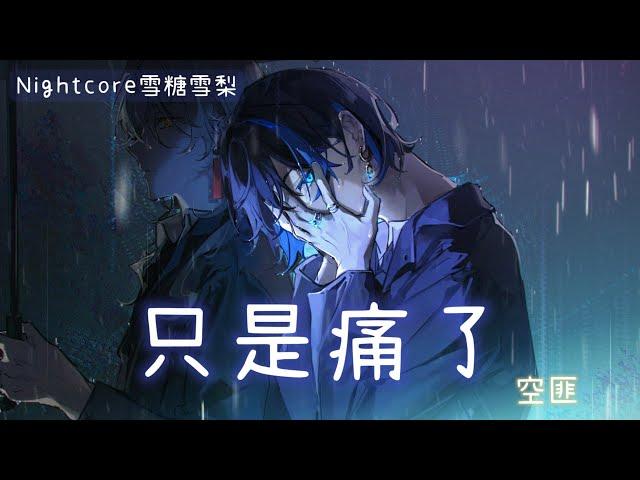  Nightcore  只是痛了 (lyrics) 動態歌詞#空匪#只是痛了#nightcore