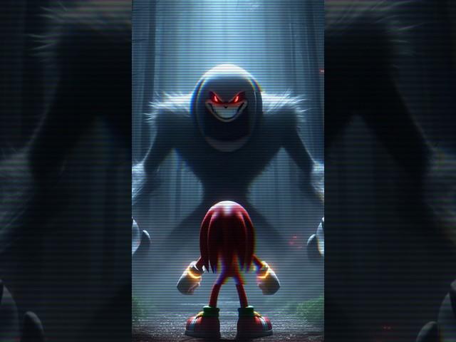 Knuckles FACES Shin Sonic (?) #horrorstories #cartoon #sonic