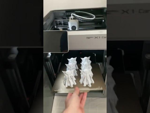3D Baby Yoda Beyaz Star Wars / 3D Baby Yoda White Star Wars