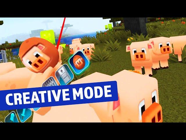 RealmCraft: Minecraft-like native VR Game (Creative Mode)