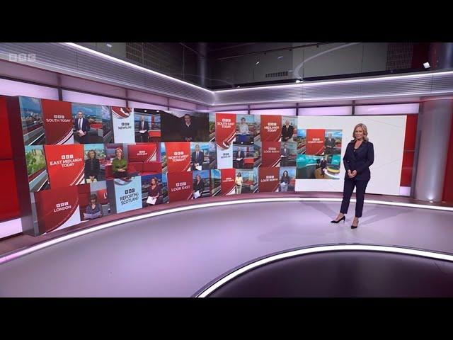 BBC ONE - Regional/national news intros - 22nd October 2024