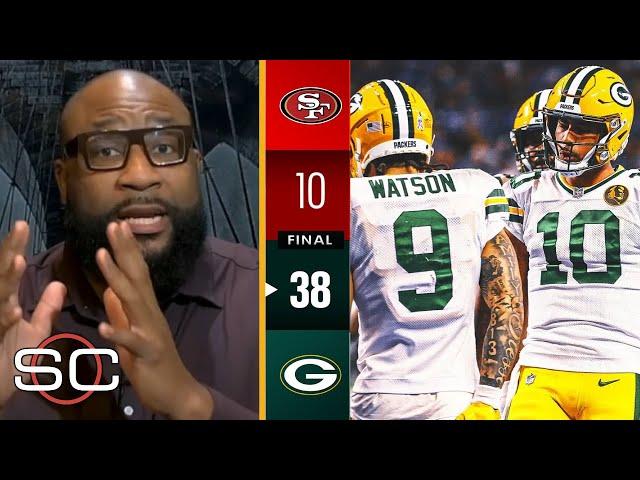 ESPN reacts to Green Bay Packers beat San Francisco 49ers 38-10 in Wk 12; Jordan Love 163 YDS, 2 TDs