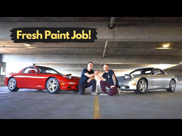 New Paint Job on the Red Mazda FD RX-7 & Cruising Both RX-7's Together! | (Season 8 Episode 16)