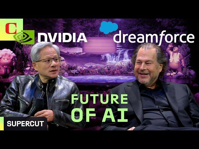 Jensen Huang and Marc Benioff Discuss AI Agents Collaborating at Dreamforce 2024