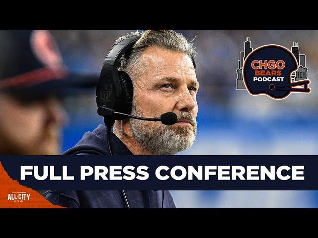 Matt Eberflus addresses his job security in FULL Friday press conference | CHGO Bears