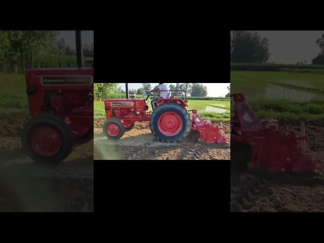 Mahindra 275 Di tu xp plus bhoomiputra 3 cylinder tractor performance with rotavator