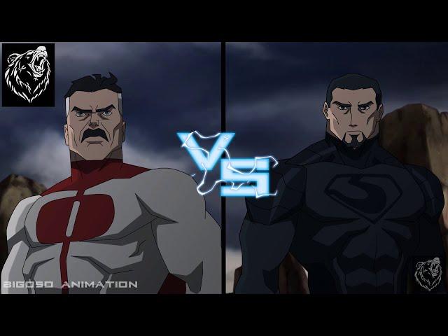 Omni-Man Vs. General Zod  (Multi-versus) ( Invincible VS DC ) I Fan Animation I