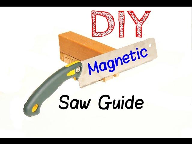 DIY Magnetic Hand-Saw Guide - Extremely Accurate Cuts!