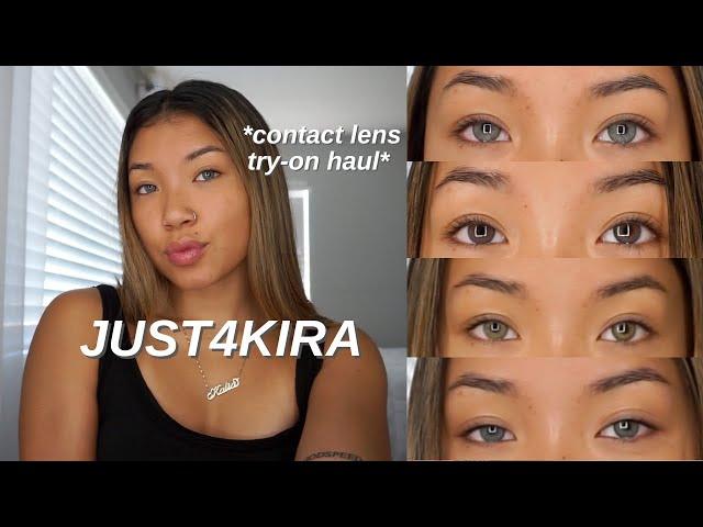 affordable colored contacts for dark eyes feat. JUST4KIRA *discount code*