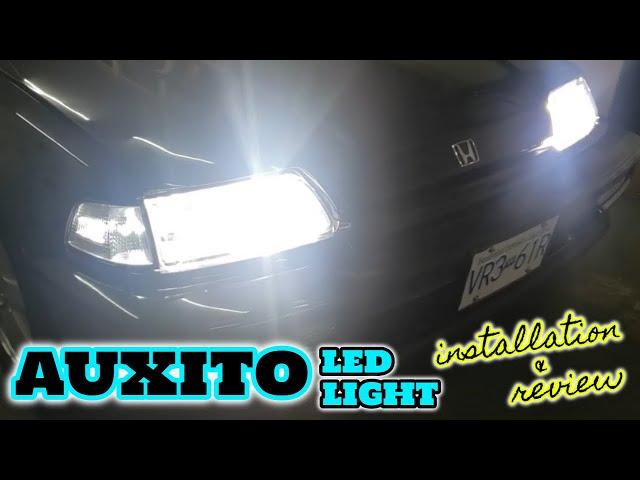 ||HONDA EF/ED CIVIC&CRX|| AUXITO LED Low/High Beam BulbsInstallation Guide + My Honest Review!