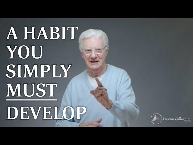 A Habit You Simply MUST Develop