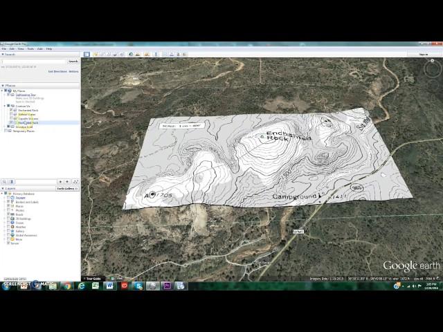 Visualizing Contour (Topographic) Maps In Google Earth