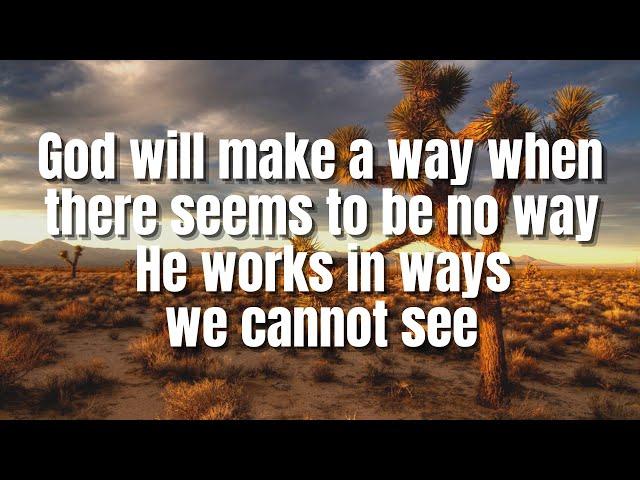 God Will Make A Way | Don Moen