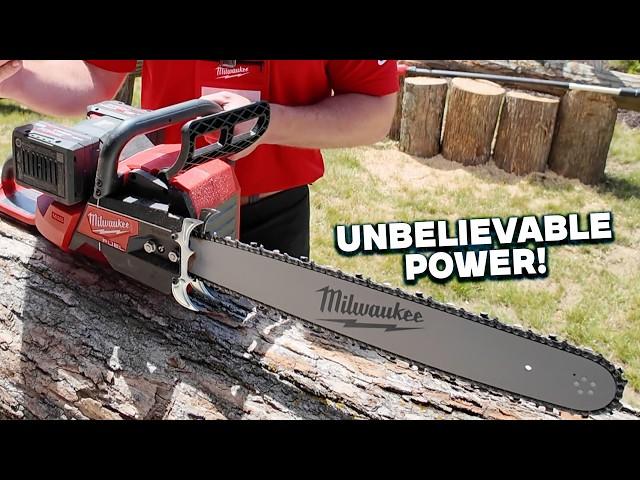 First Look at the Milwaukee Dual Battery Chainsaw – Power Like Never Before!