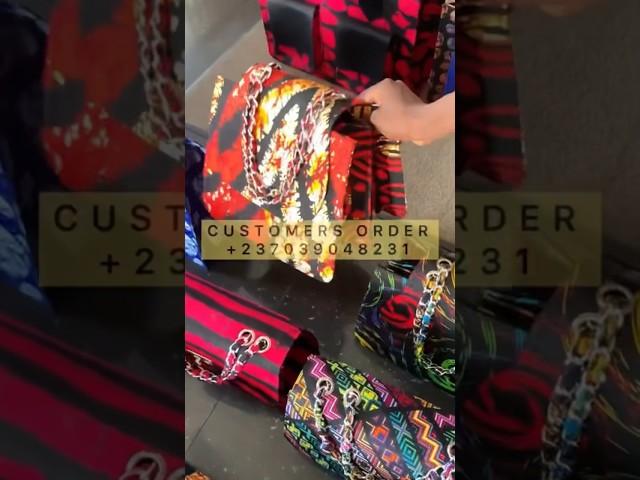 African print bags | Ankara bags 100% handcrafted by nnedibags #ankarabags #shorts #bagmaking