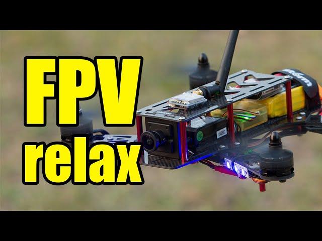 Плавные полеты на дроне FPV